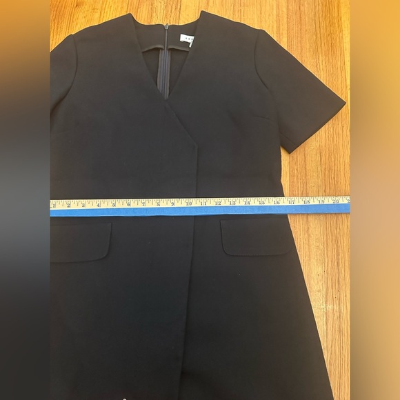 Sandro Reinelle Short-sleeved Cut Asymmetric Wrap Dress Size 3 @ - Picture 11 of 13